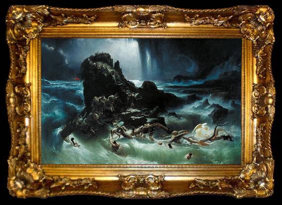 framed  Francis Danby The Deluge, ta009-2